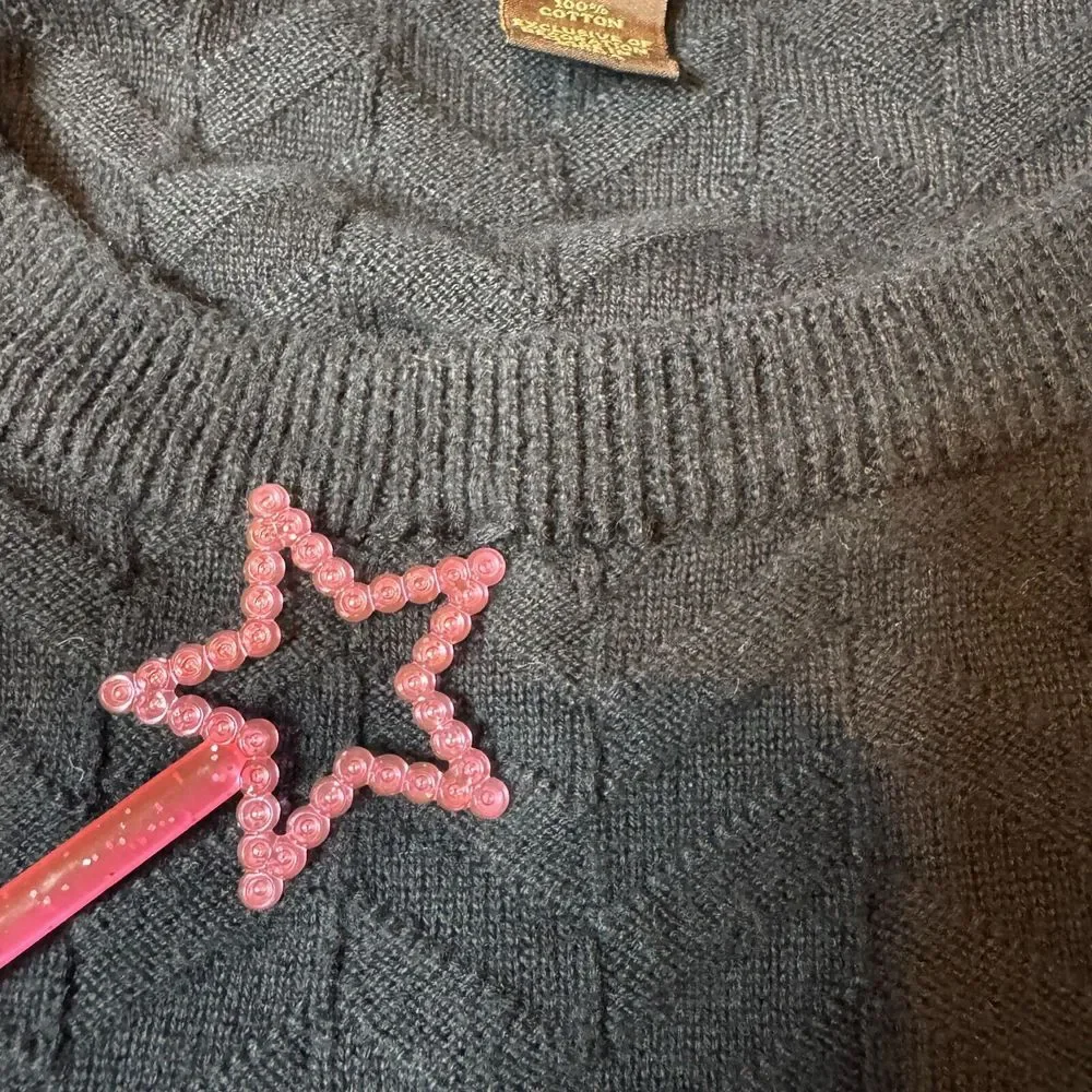 TASSO ELBA Mens Crew Neck Pullover Sweater‎ L Elbow patch